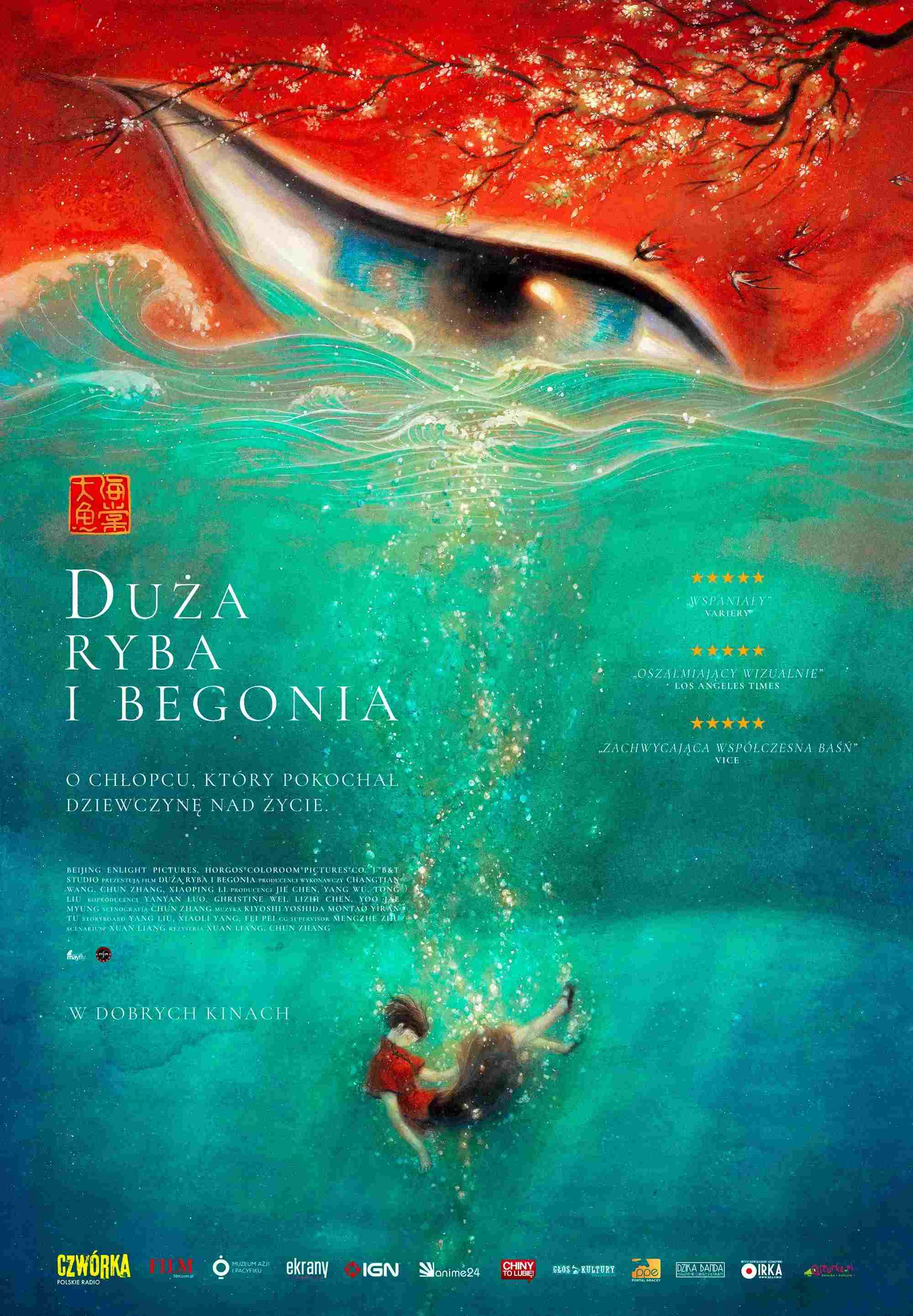  Duża ryba i begonia 